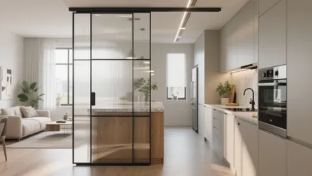 5 Smart Hall Kitchen Glass Partition Ideas