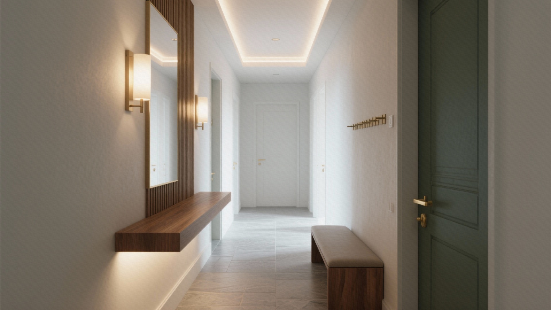 Hallway Too Narrow? Hall Furniture Design That Adds Space