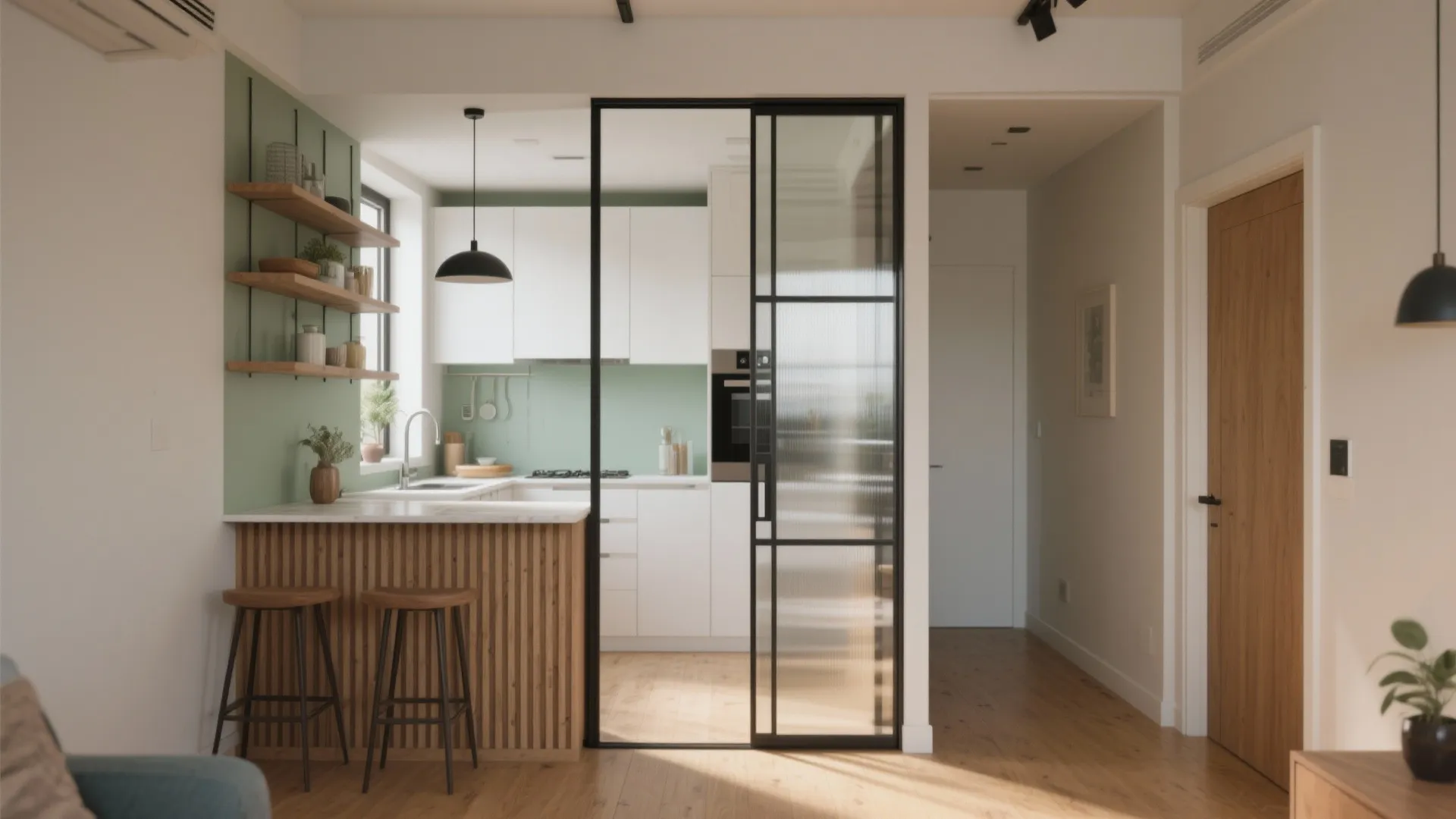 5 partition design ideas for hall and kitchen