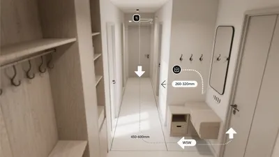 Smart Hallway Design with Maximized Storage