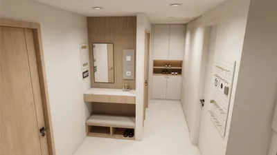 Modern Entryway Design with Smart Storage Solutions