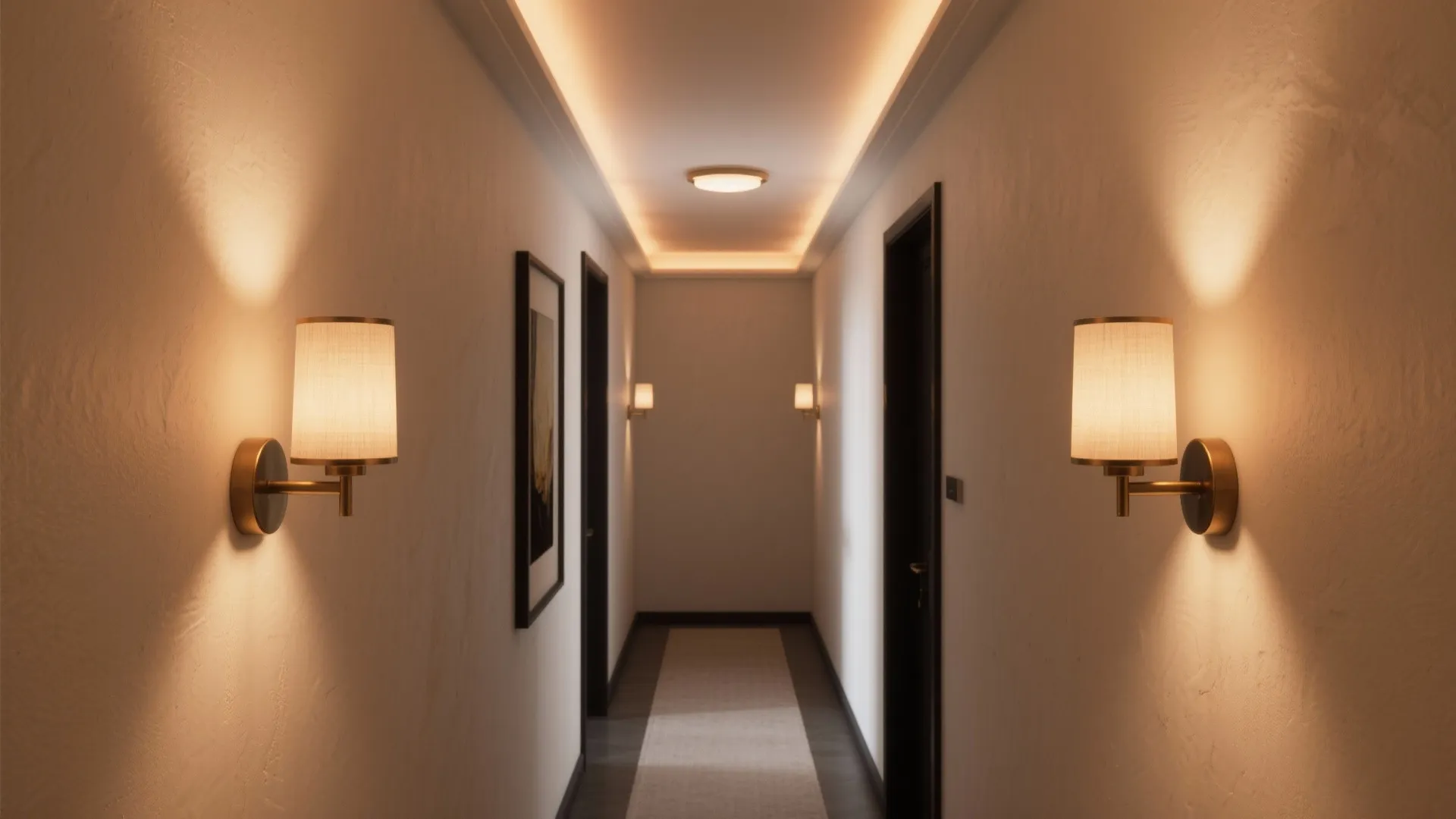 Layered Lighting That Flatters Narrow Halls