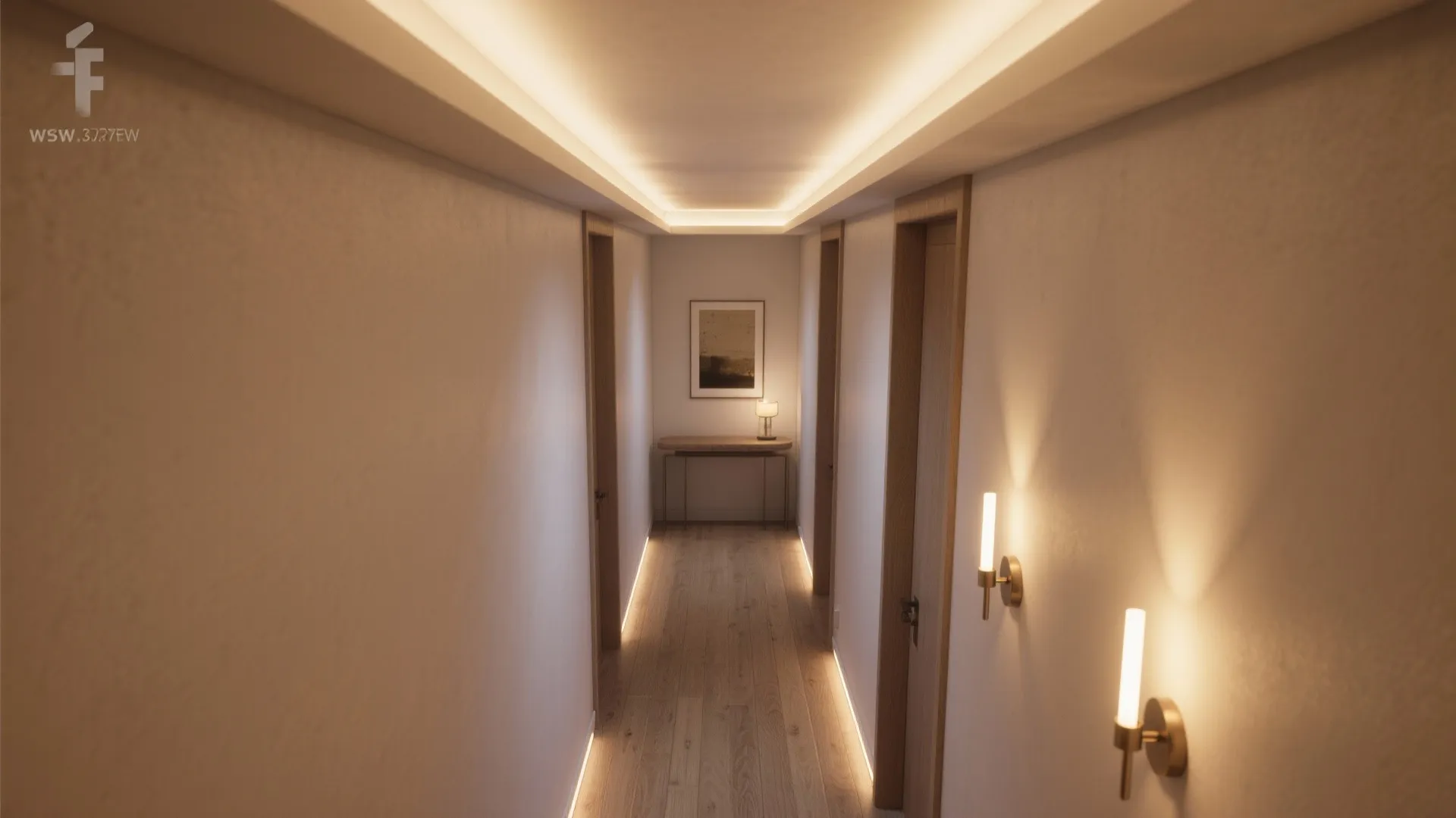 Layered Lighting That Flatters Narrow Corridors