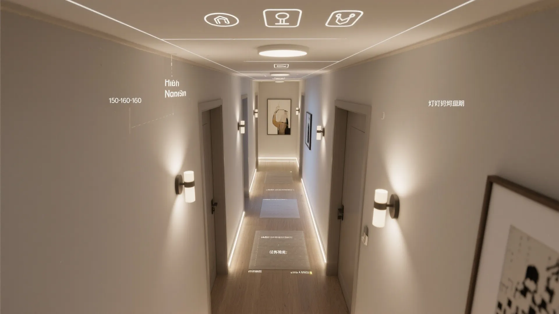 Layered Lighting That Shapes the Hall