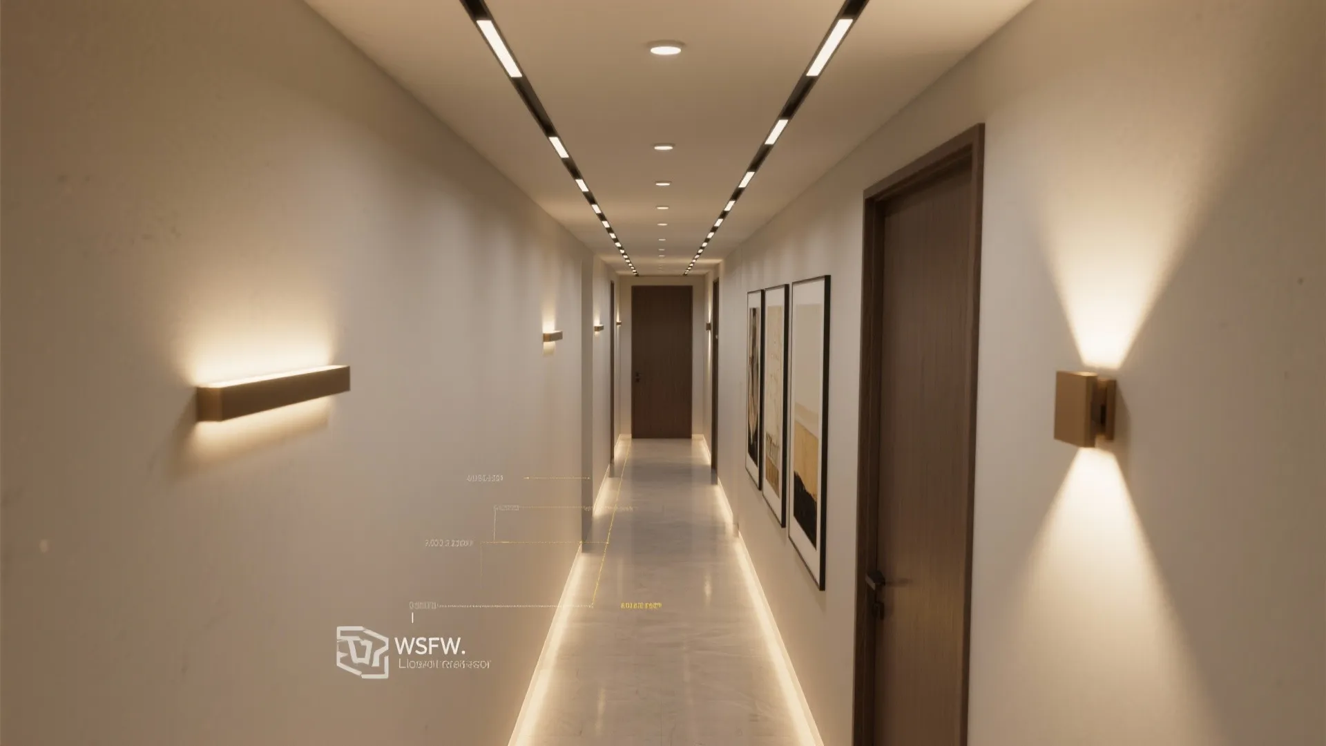 Layered Lighting That Guides the Walk