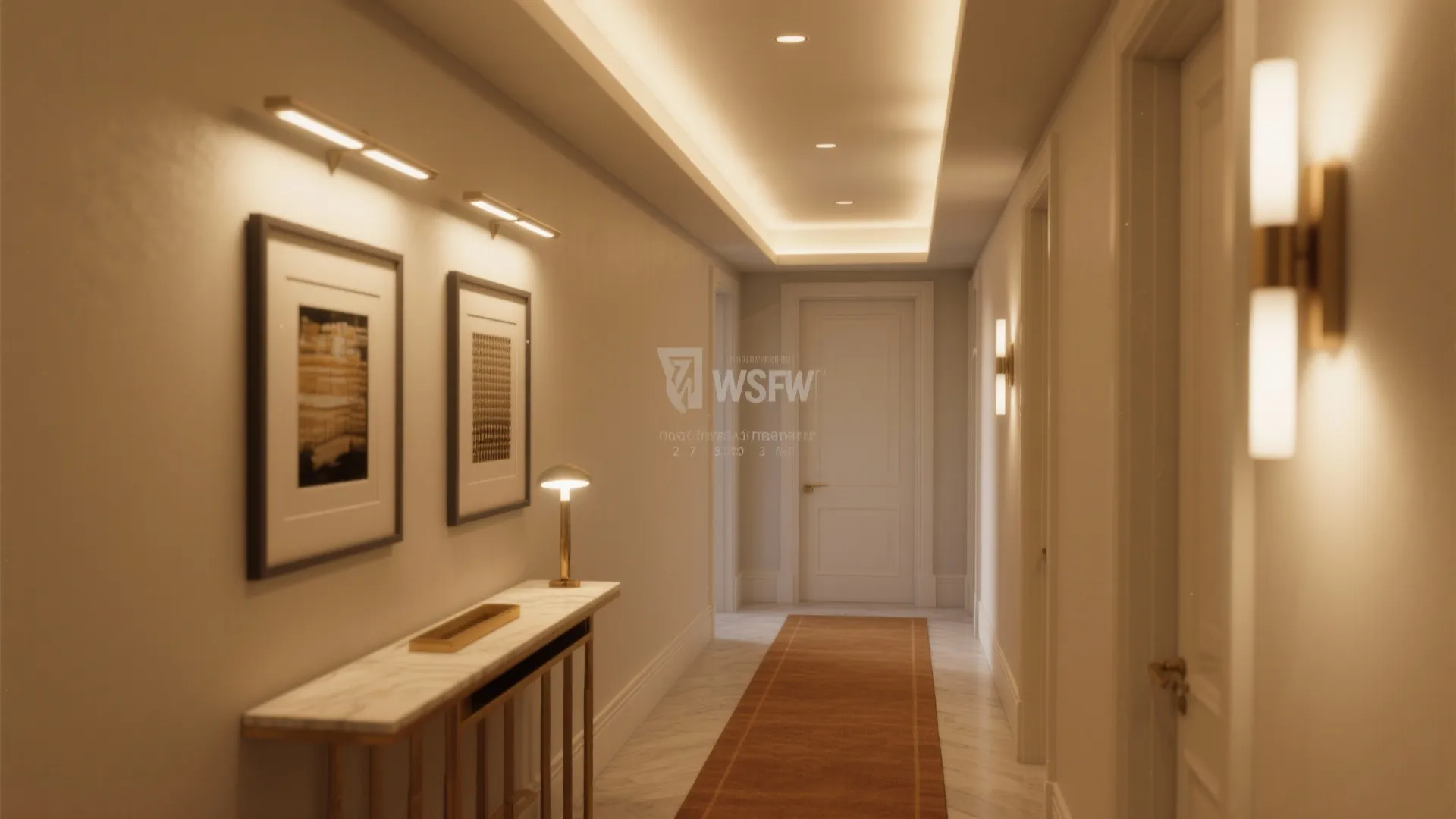 Layered Lighting That Flatters Narrow Halls