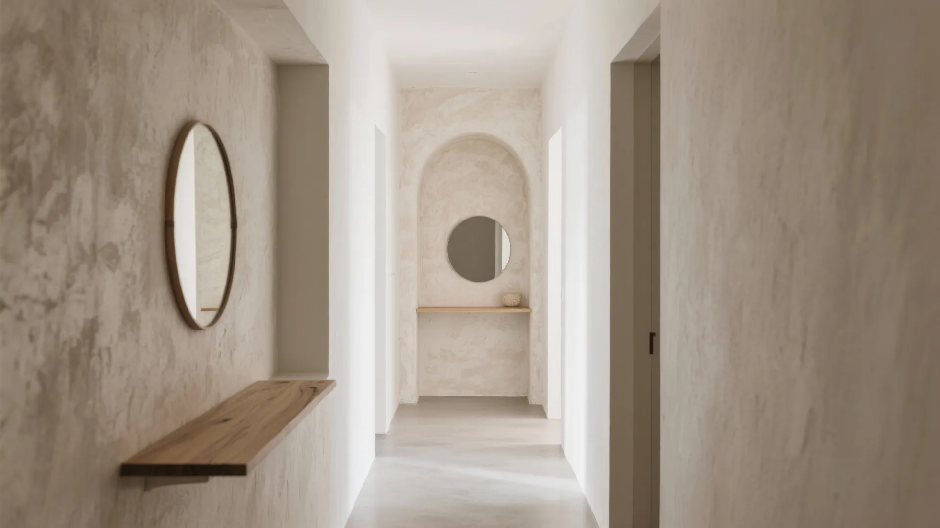 1) Soft Limewash or Subtle Venetian Plaster