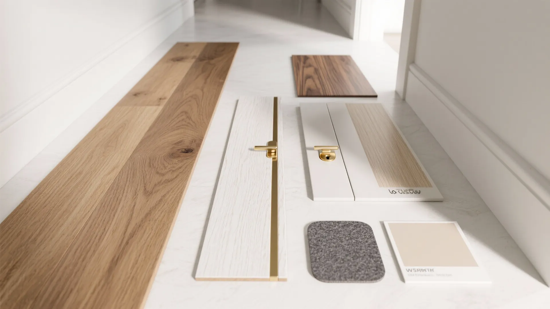 Built-in Wood Storage and Splayed Lighting