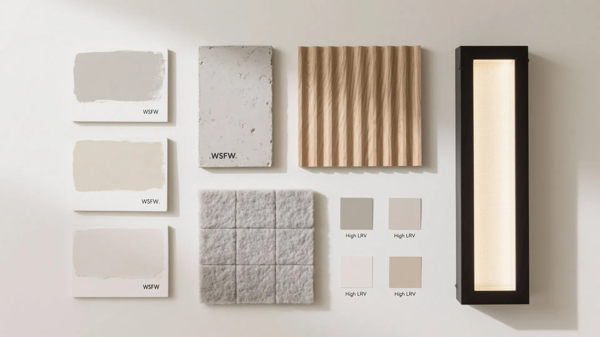 Built-in Shelves, Niche Lighting, and Acoustic Panels