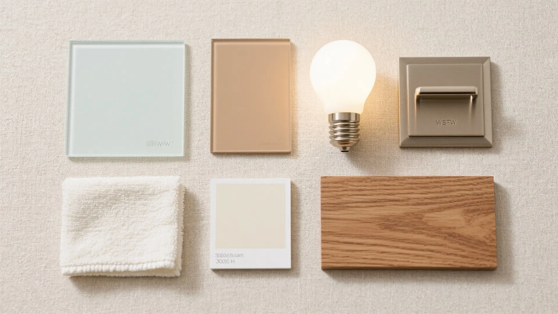 Glass accents and reflective surfaces