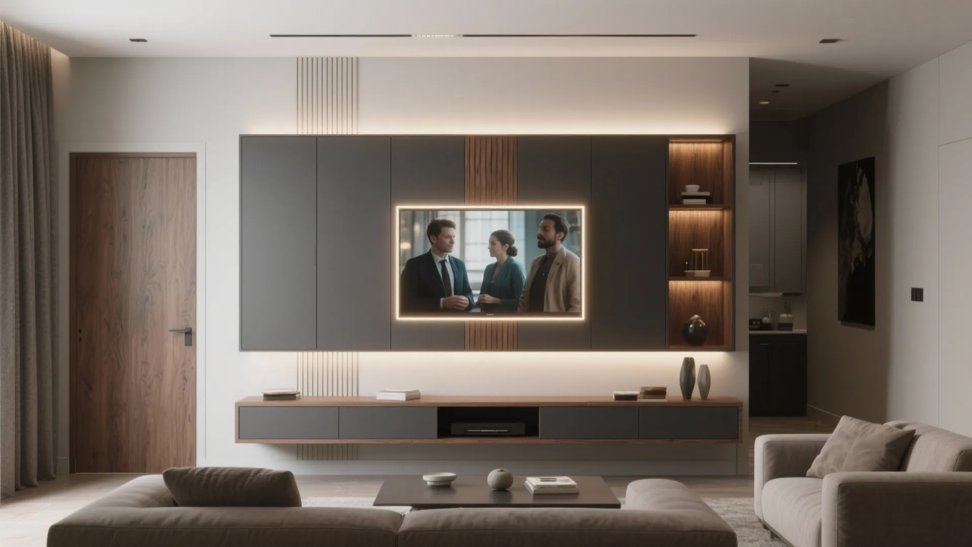 5 TV Showcase Designs for Hall That Maximize Space