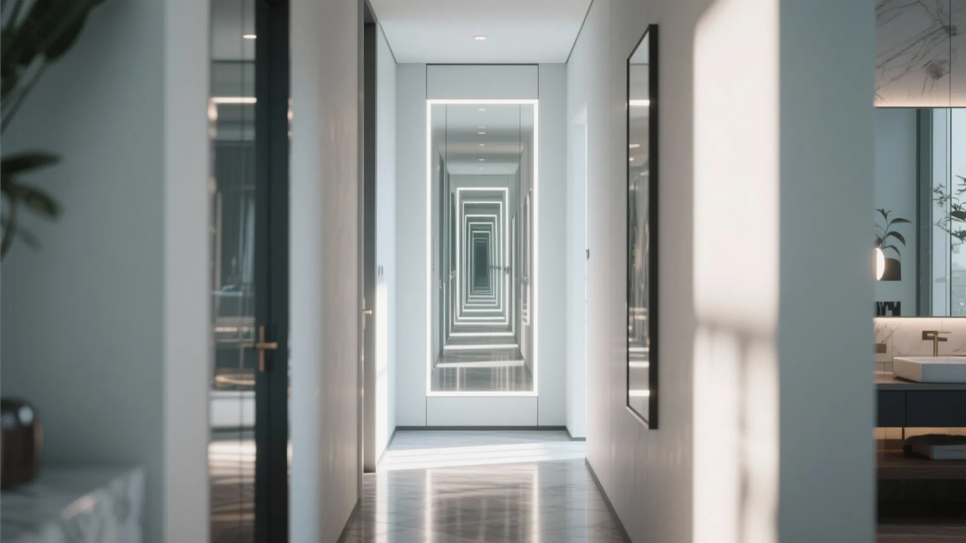 Mirror Magic to Expand Space