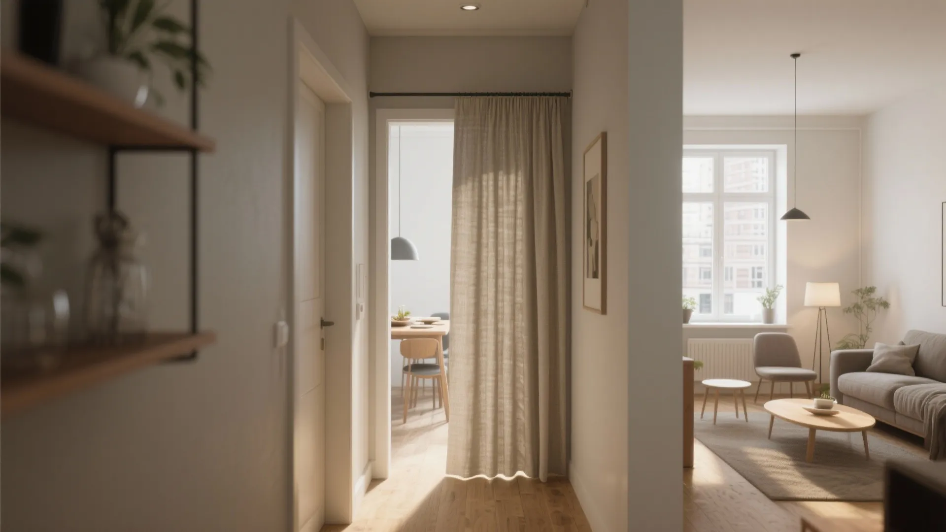 5 Hall Partition Curtain Ideas: Creative Ways to Divide and Style Your Living Space with Curtains