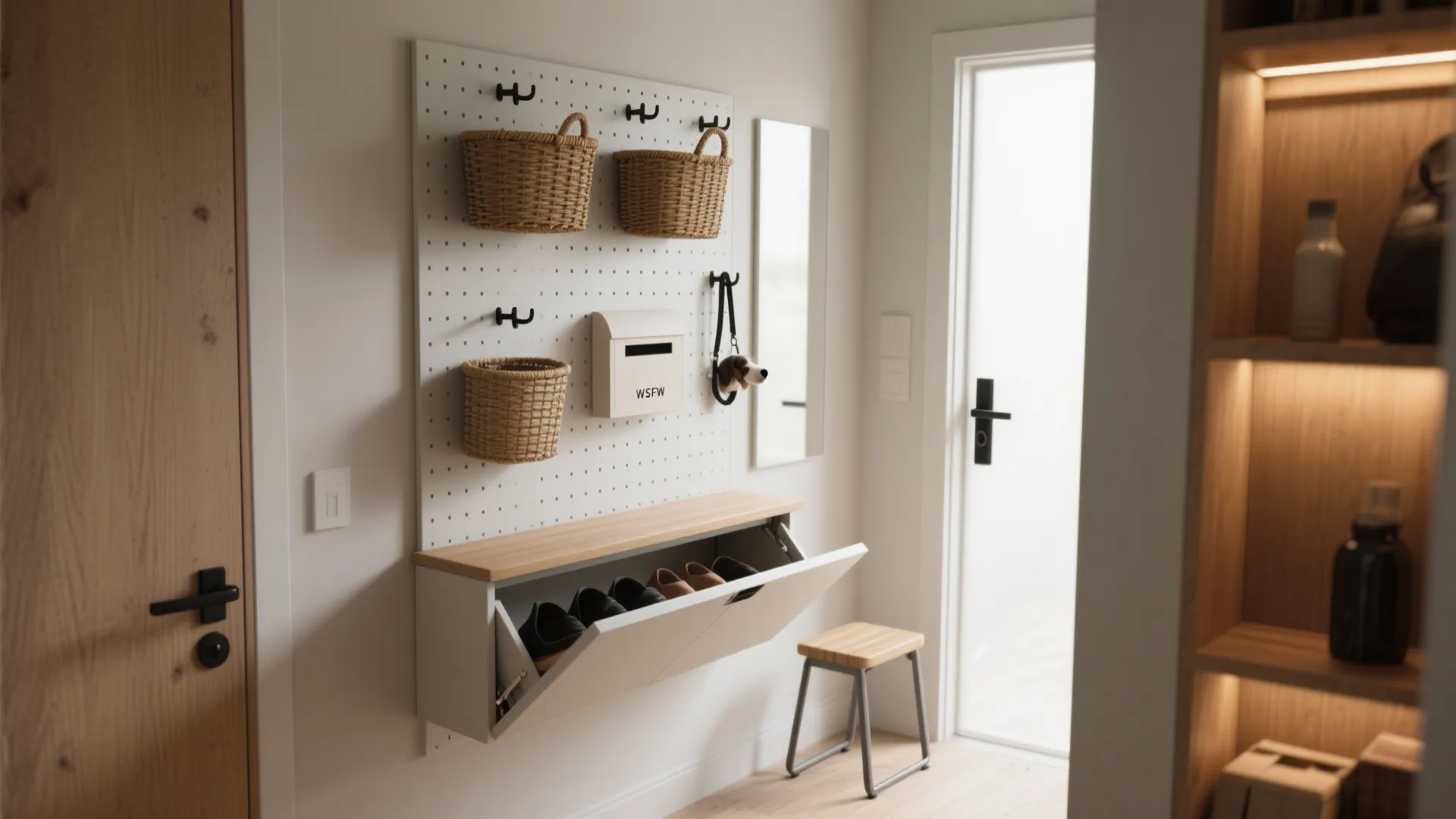 Flexible Pieces: Benches, Pegboards, and Foldables