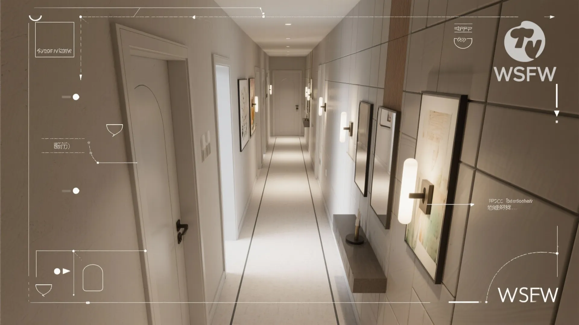 Planning notes for small hall layouts