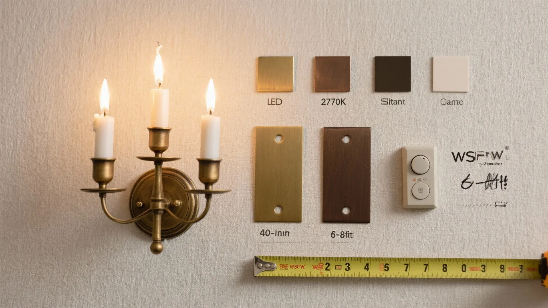 Two-light candle-style sconces in narrow halls