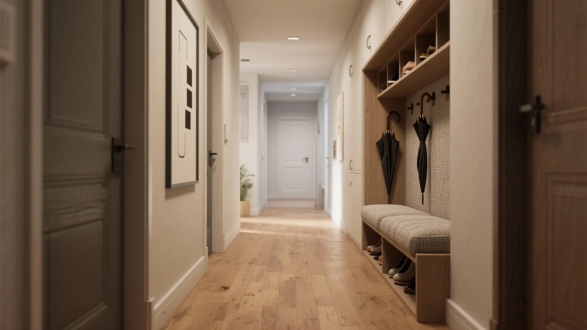 Built-In Storage Benches