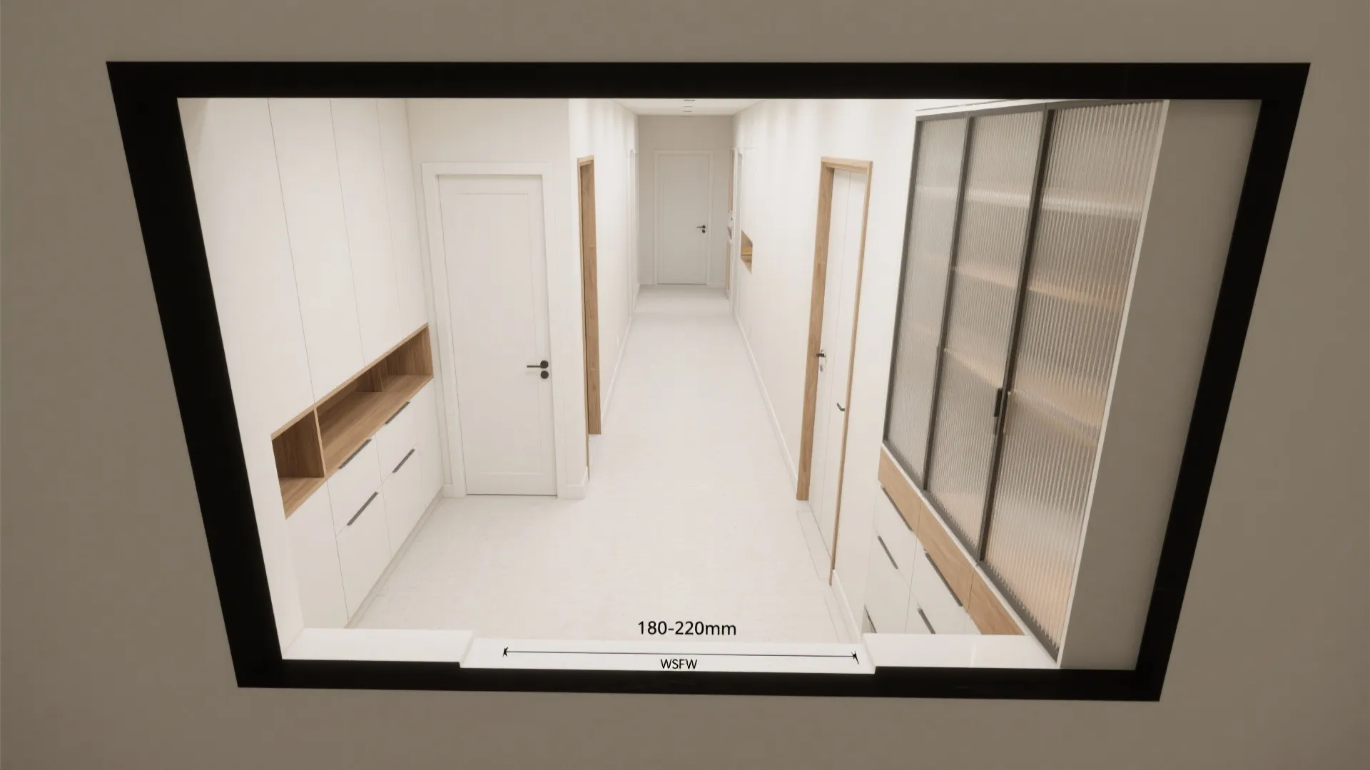 Minimalist Hall Storage That Disappears