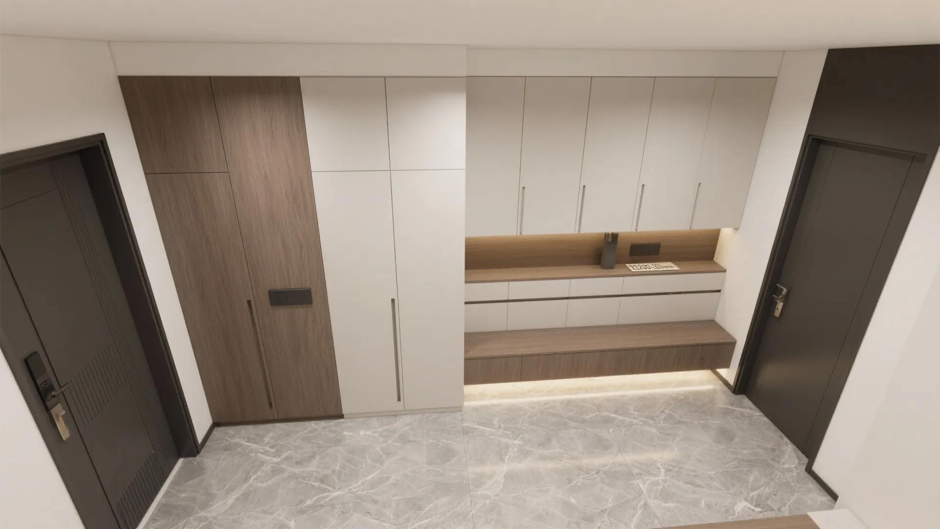 Smart storage that disappears