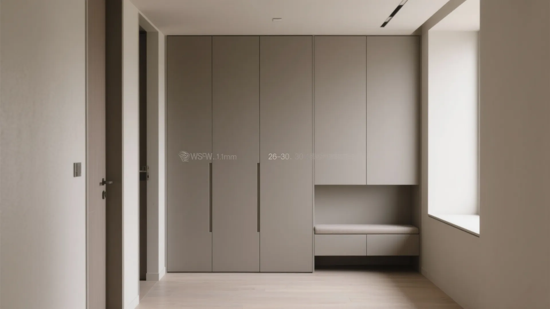 Minimalist Hall Storage That Disappears