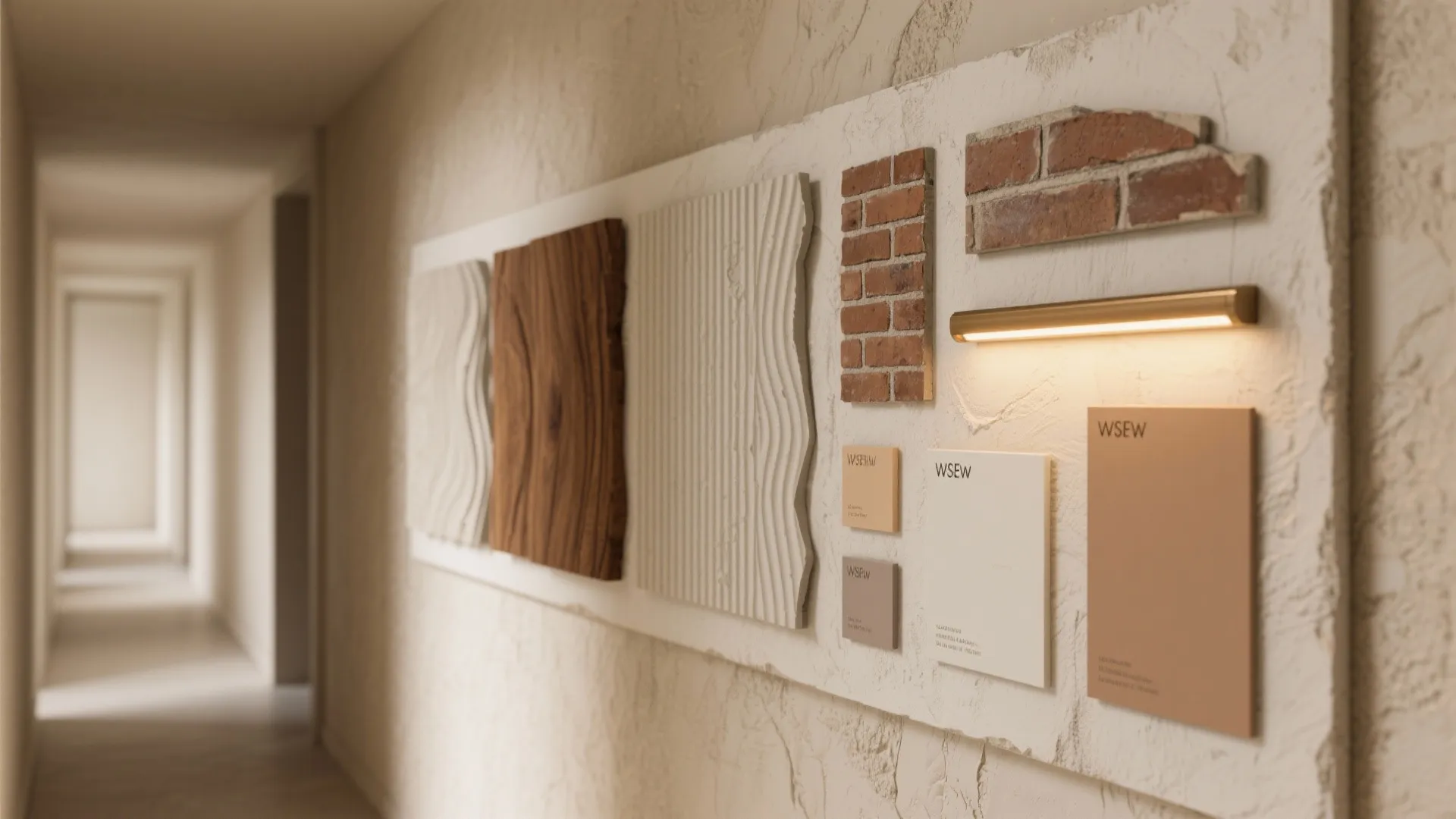 Textured Feature Wall: Plaster, Brick, or Fluted Panels