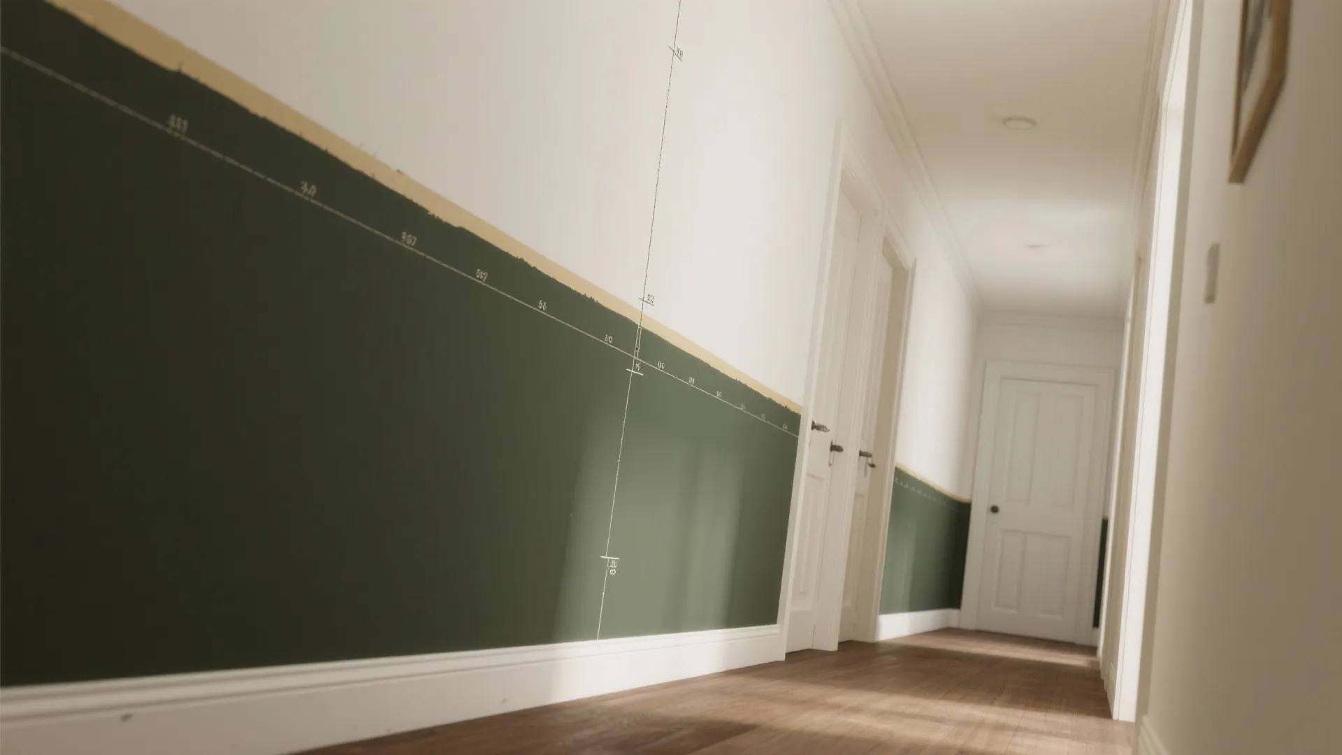 Two-Tone Walls with a Smart Chair-Rail Line