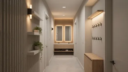 Interior design for hall wall: 5 ideas that work