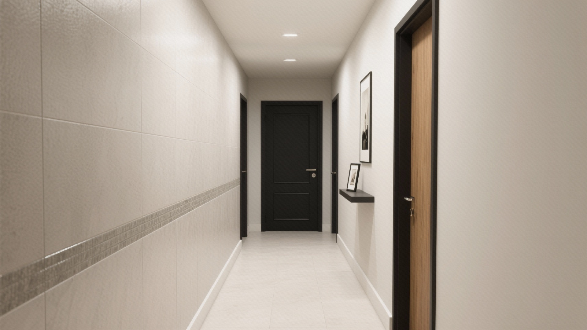 Hall Feels Dark or Narrow? Wall Tiles Design for Hall Fix