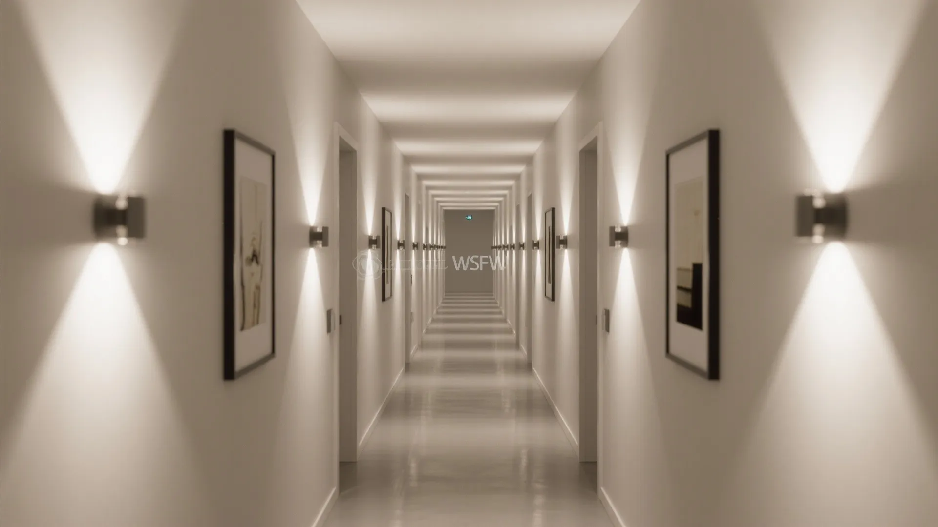 Wall Washers to Calm Texture and Color