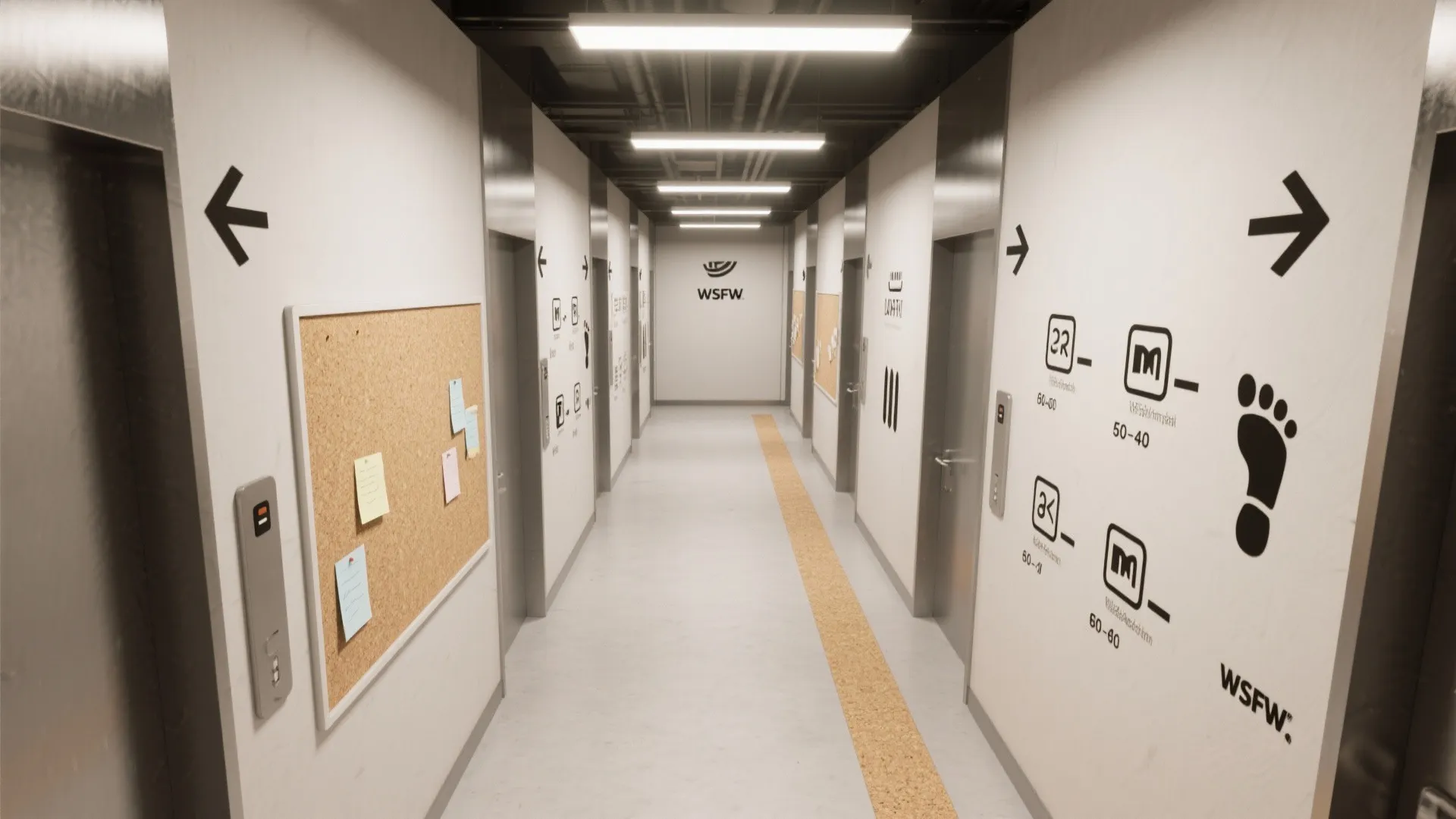 Wayfinding Icons for a Playful Gallery