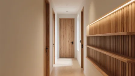 Hall Wall Wood Design: 5 Smart Ideas