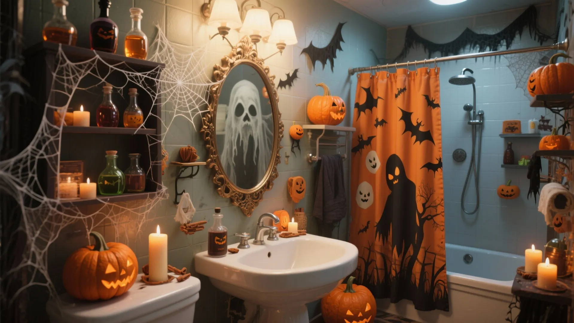5 Halloween Bathroom Decor Ideas: Spooky Yet Stylish Halloween Bathroom Decor Sets to Try