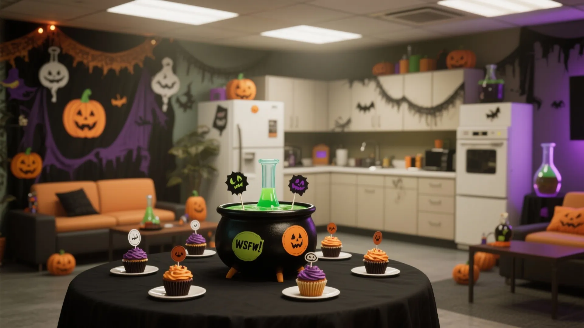 3. Creepy Break Room