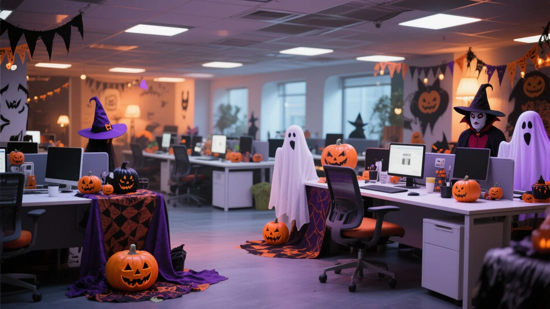 2. Themed Desk Clusters