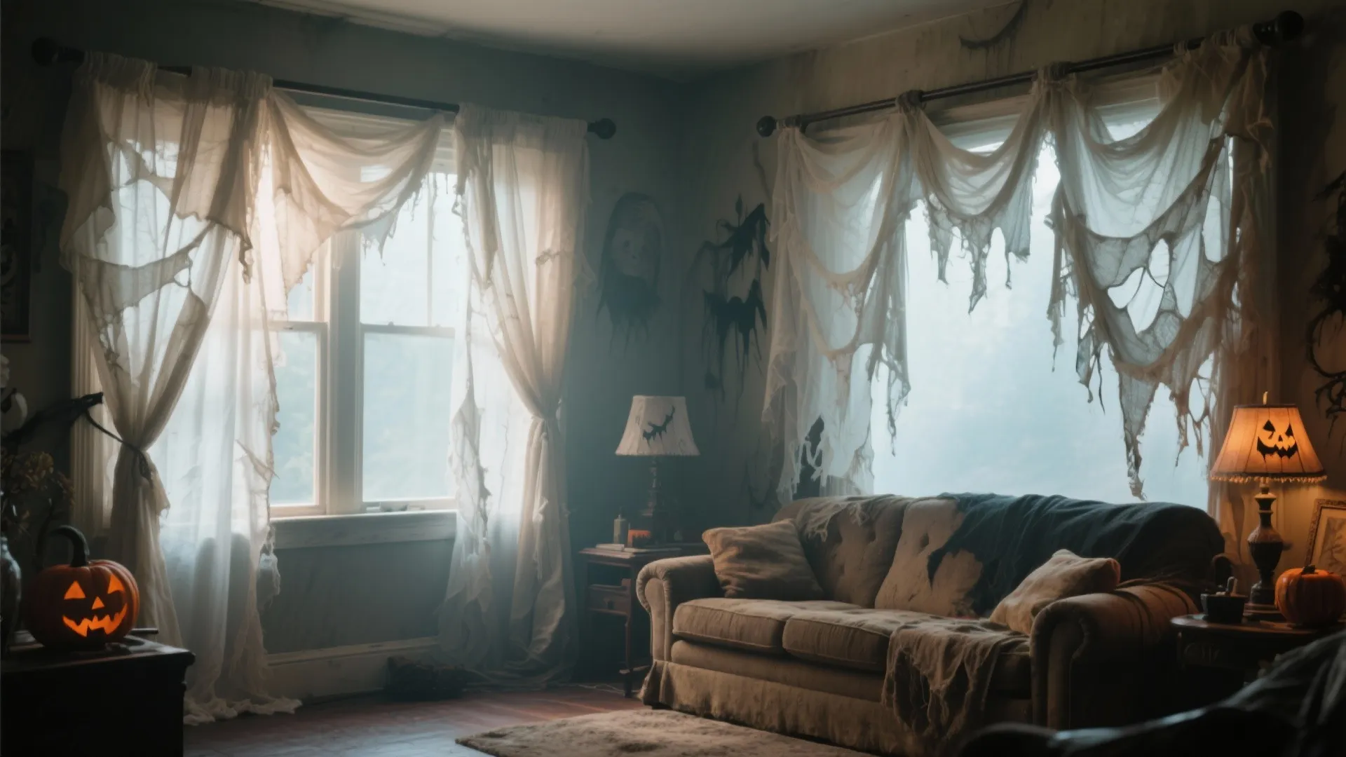 4. Dramatic Fabric Drapes