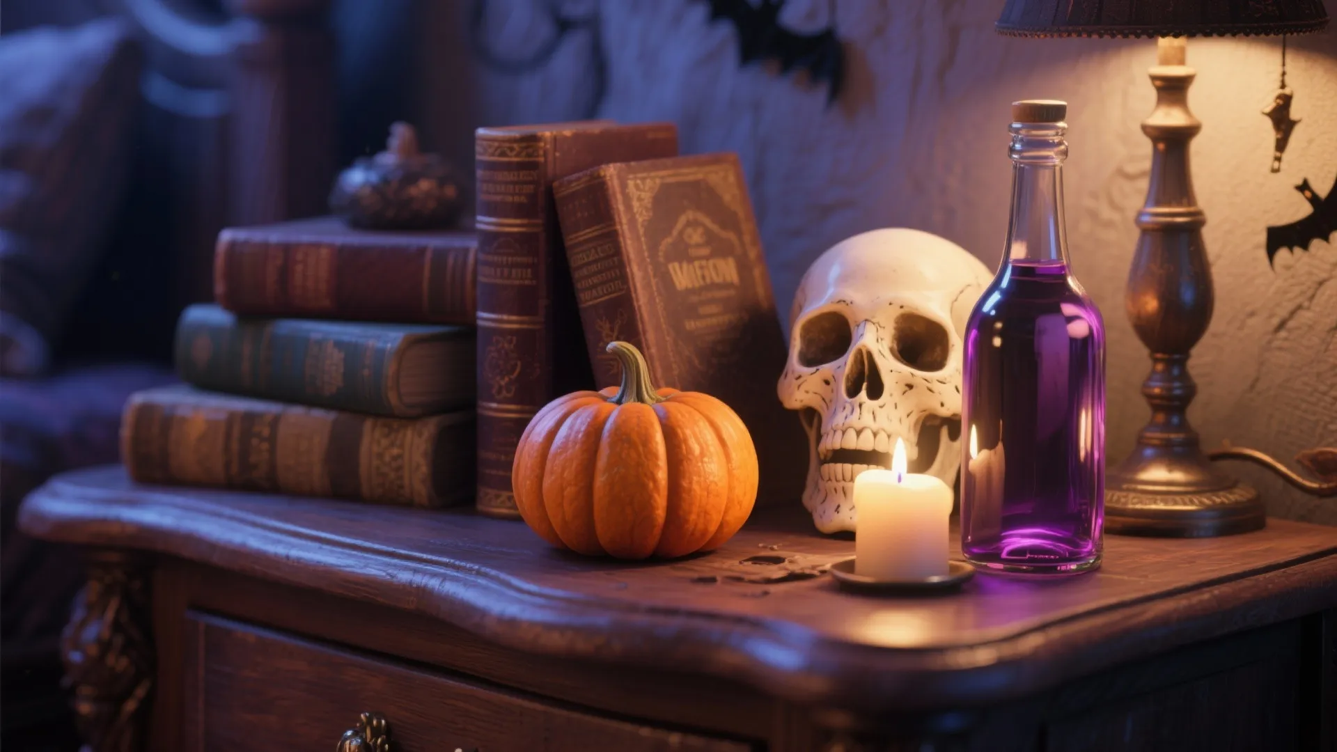 4. Themed Accents on Nightstands