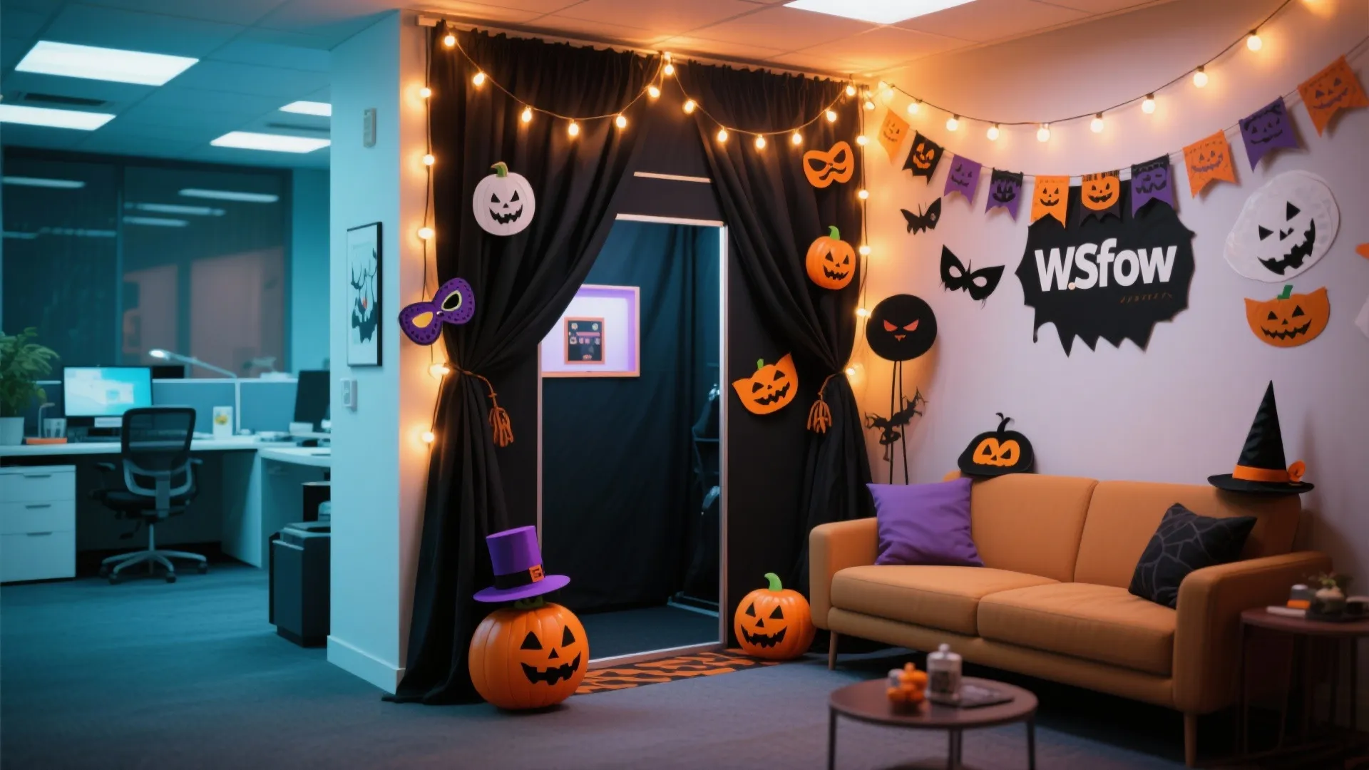 3. DIY Photo Booth Corner