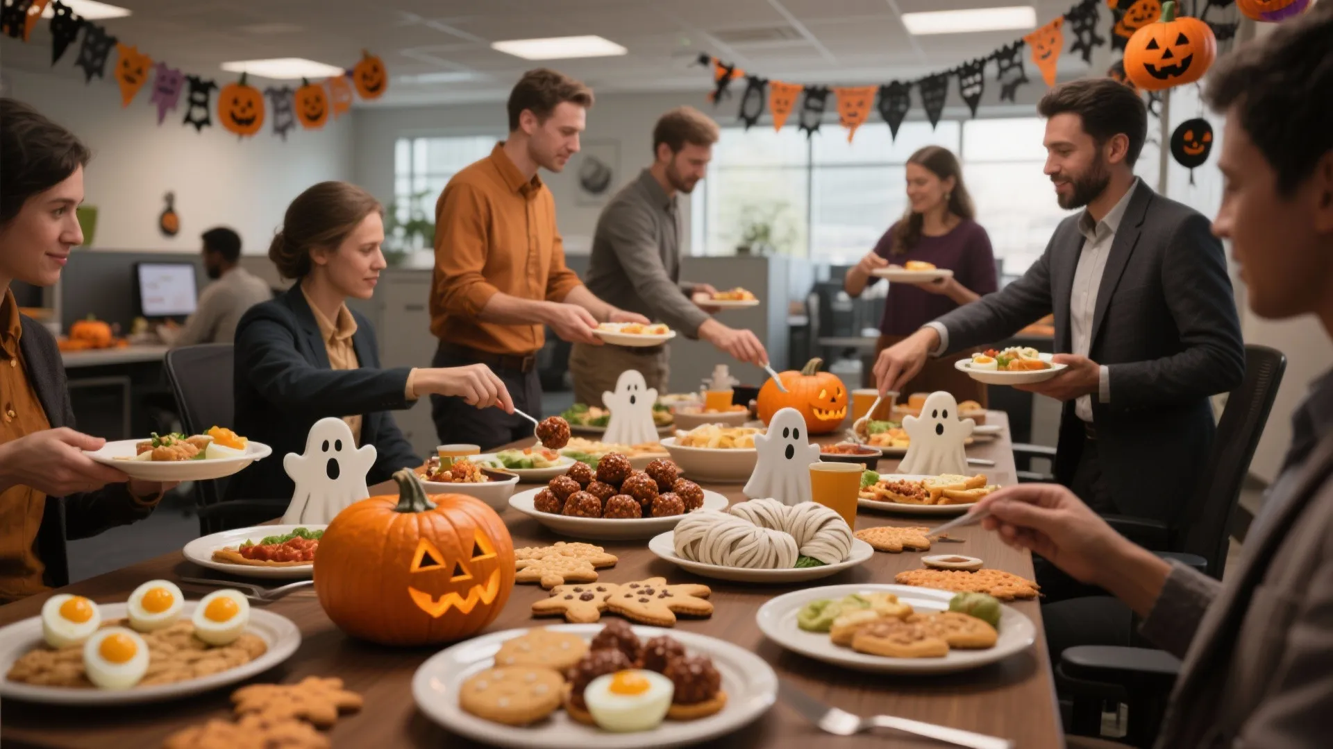 3. Themed Potluck Lunch