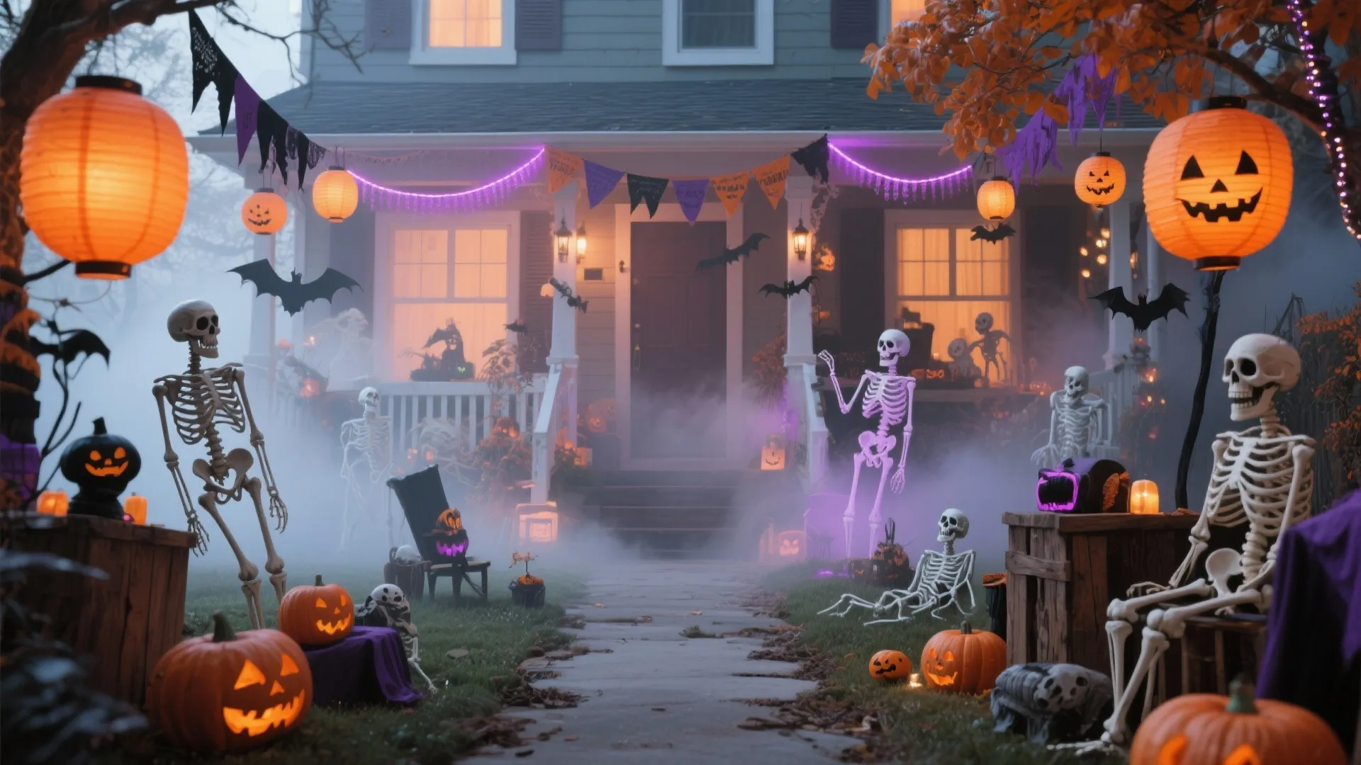 Skeleton Yard Ideas: Spooky Halloween Decor: Transform Your Lawn with Creative Skeleton Halloween Decorations