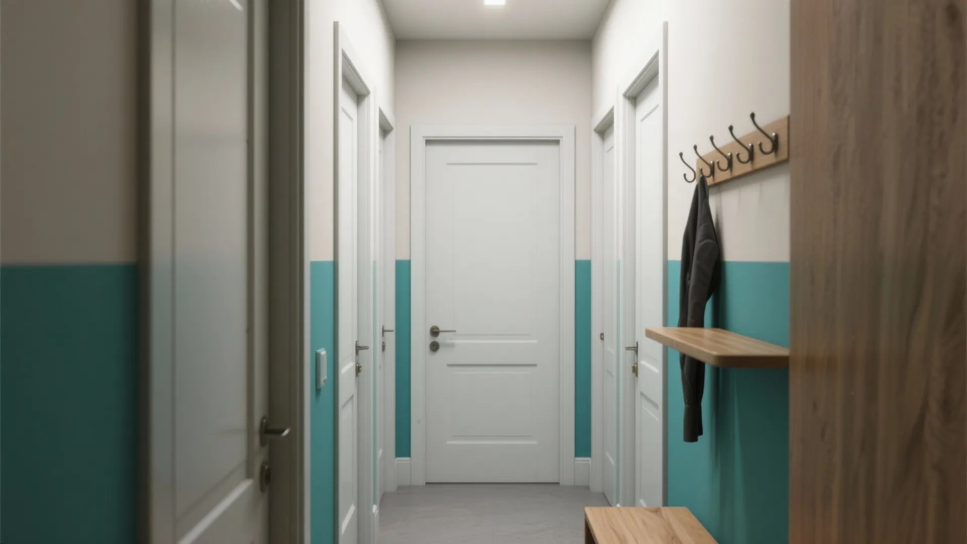 Color-Blocking Bands for Hallways and Kids’ Rooms