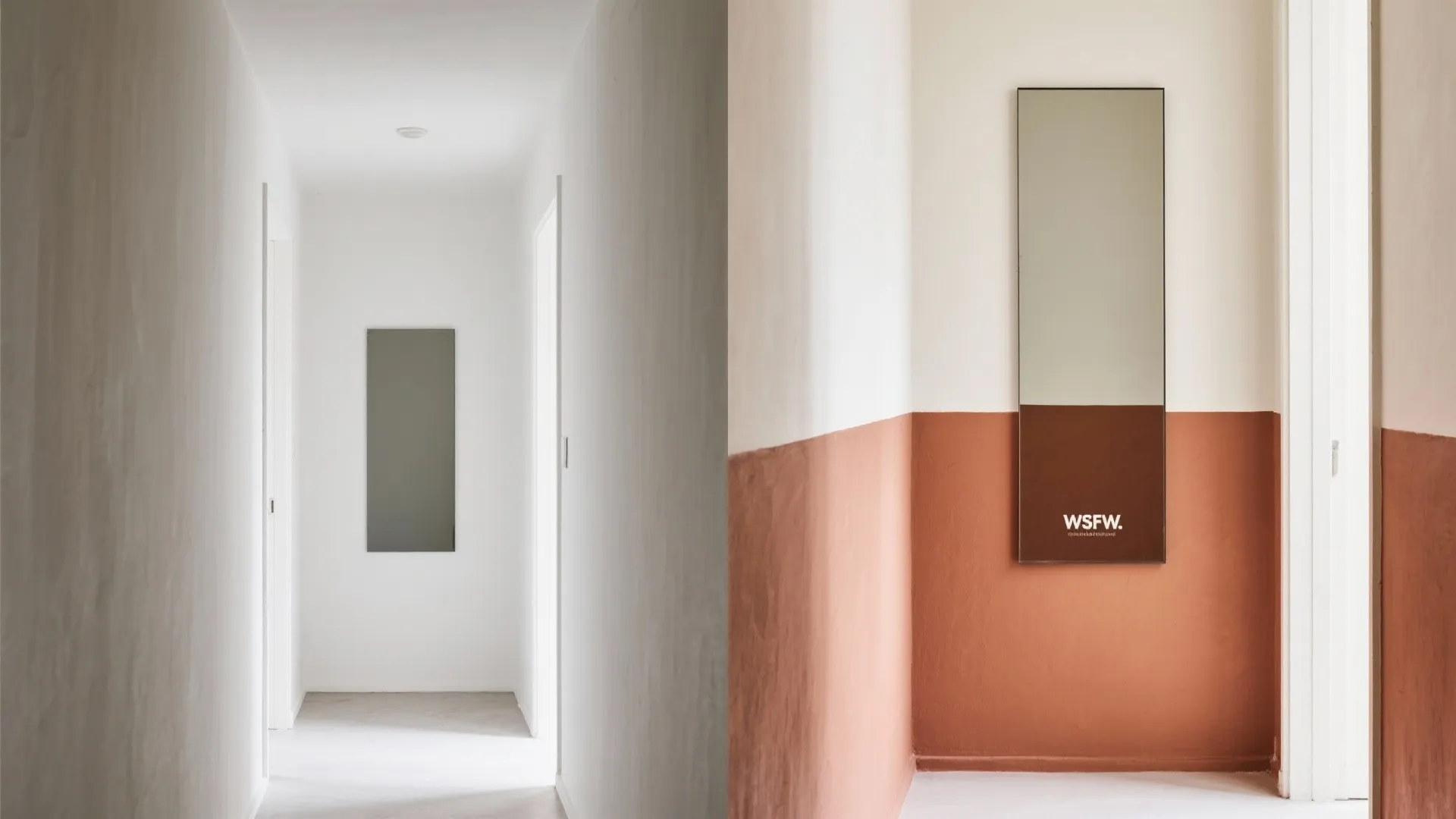 5) Color Blocking + Mirrors for Depth