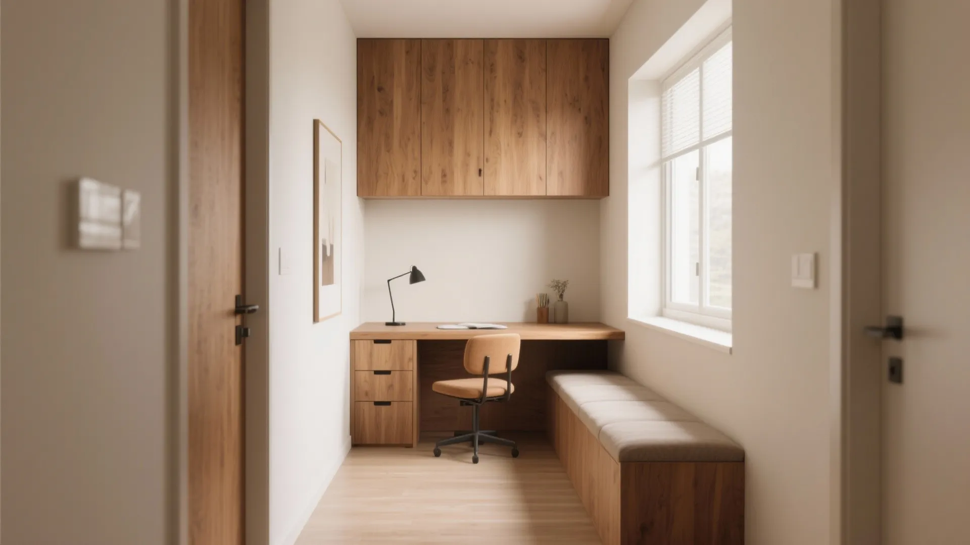 8. Hallway Desk Nook