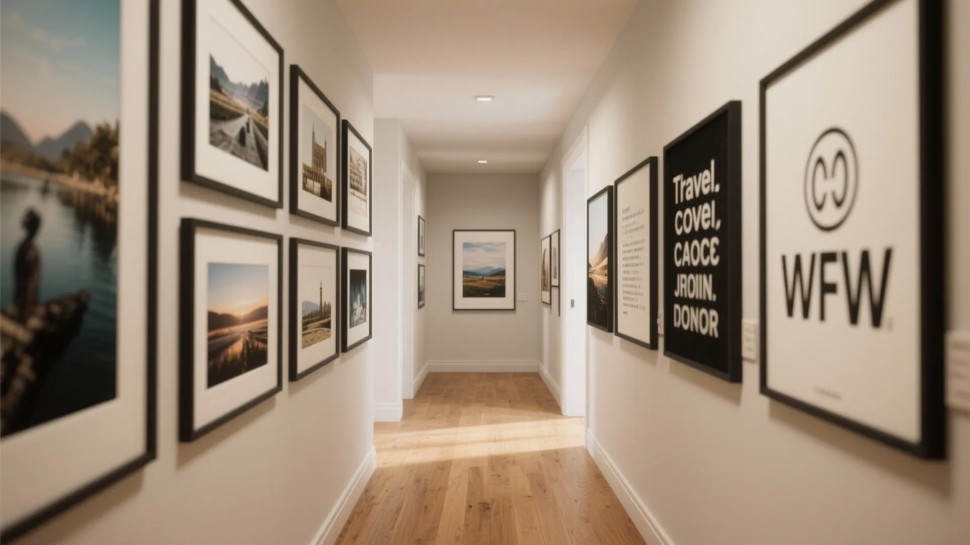 Gallery wall storytelling