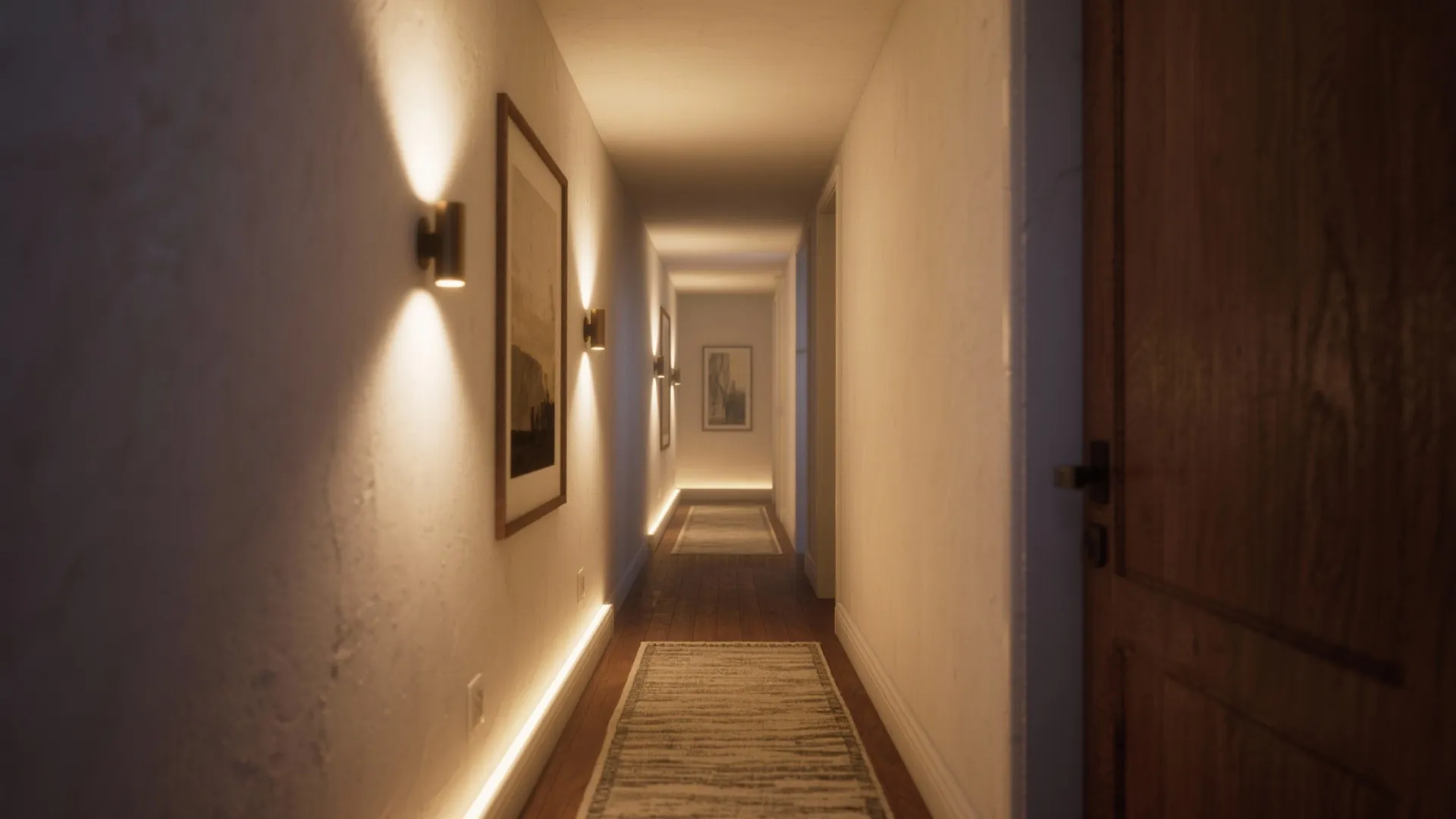 Layered lighting plan (no more “tunnel” effect)