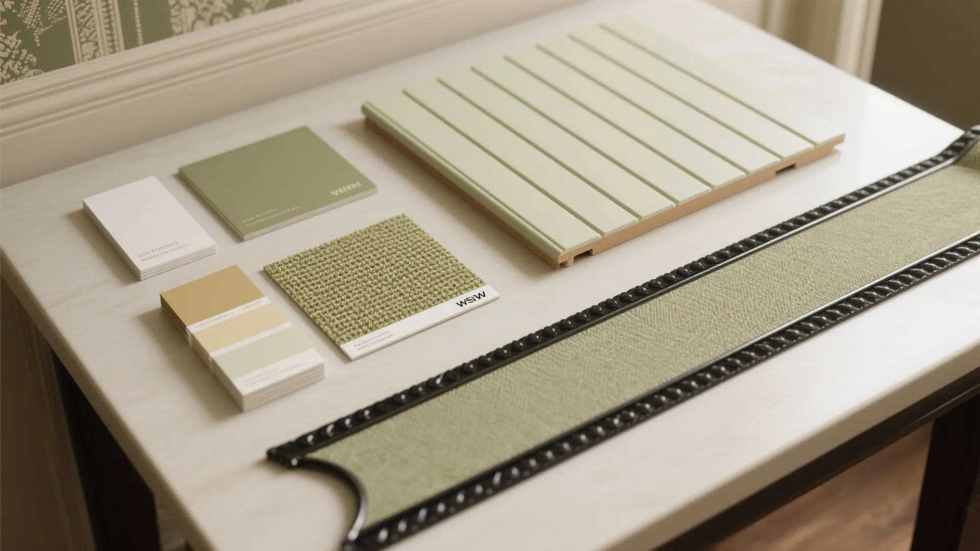 Color blocking and texture to guide the eye