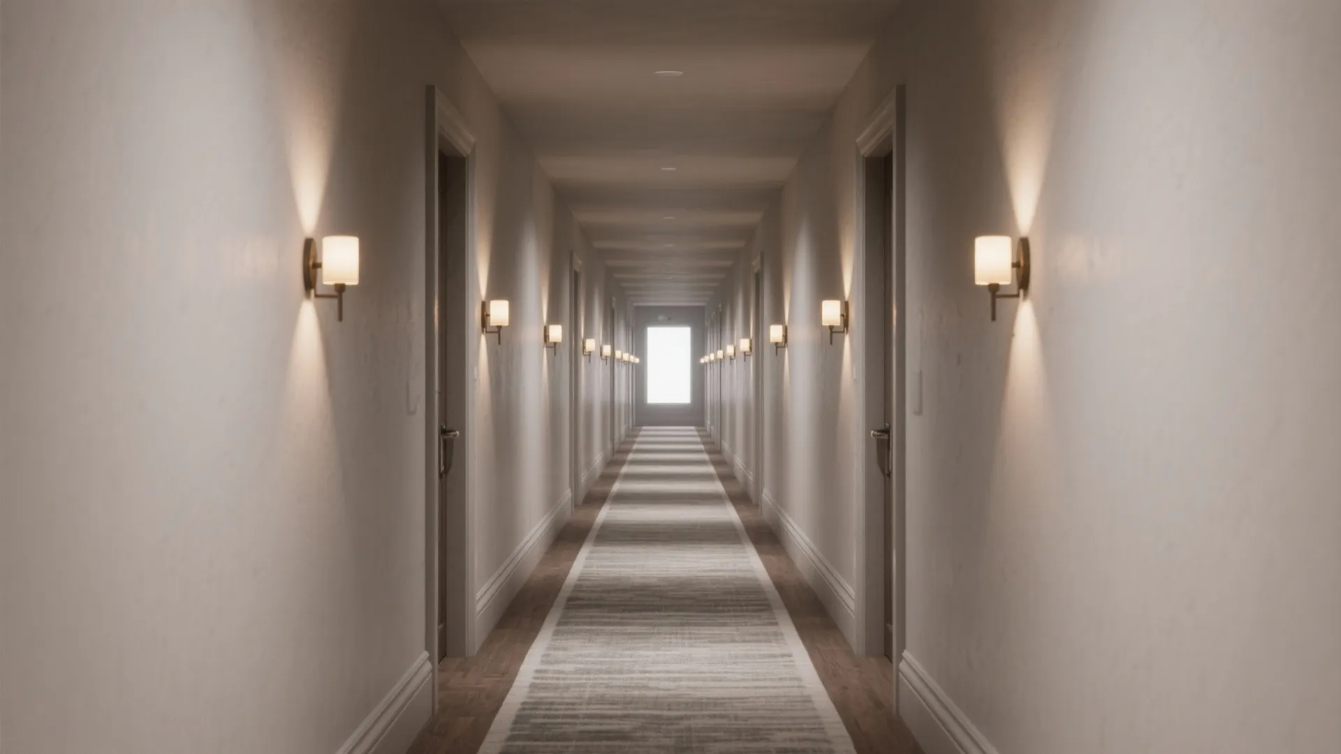 2. Narrow hallway accents