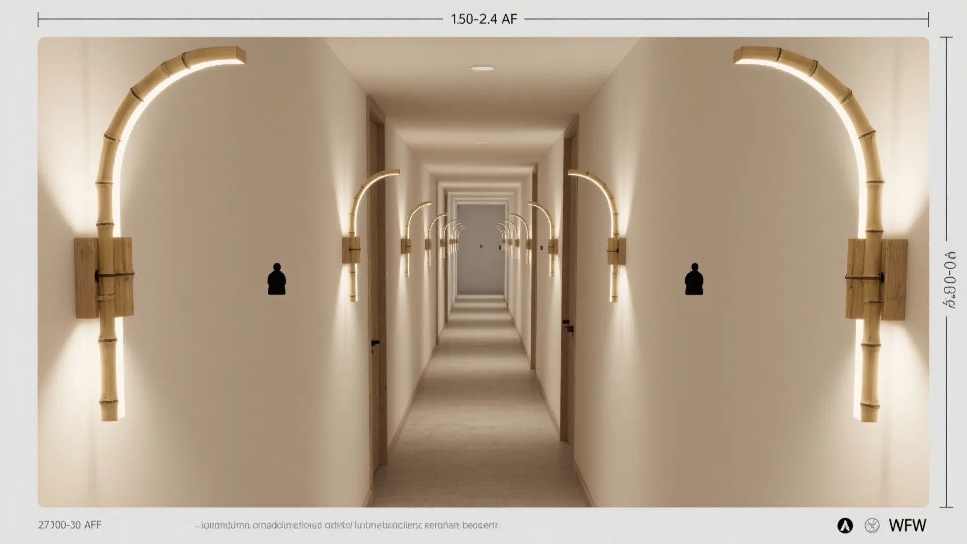 Slim Arched Forms That Hug Narrow Hallways