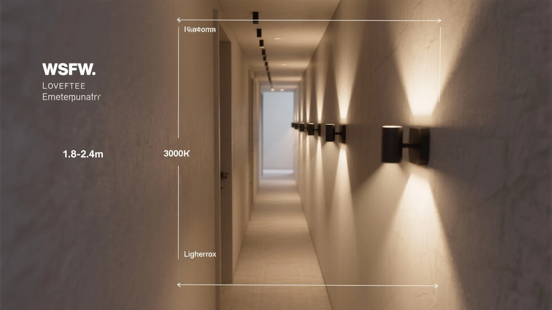 Soft wash for narrow halls