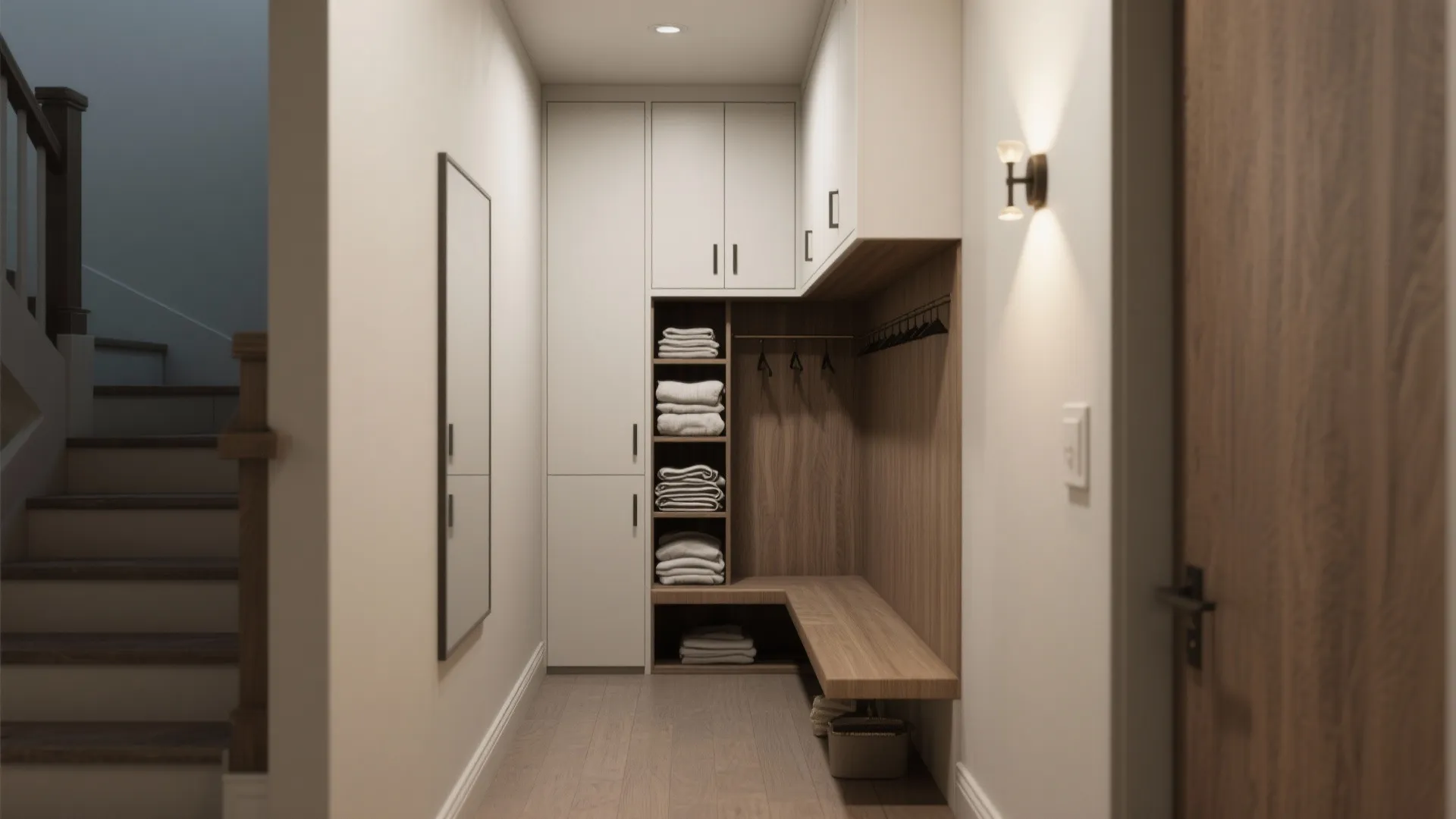 3. Smart Storage in Transitional Spaces