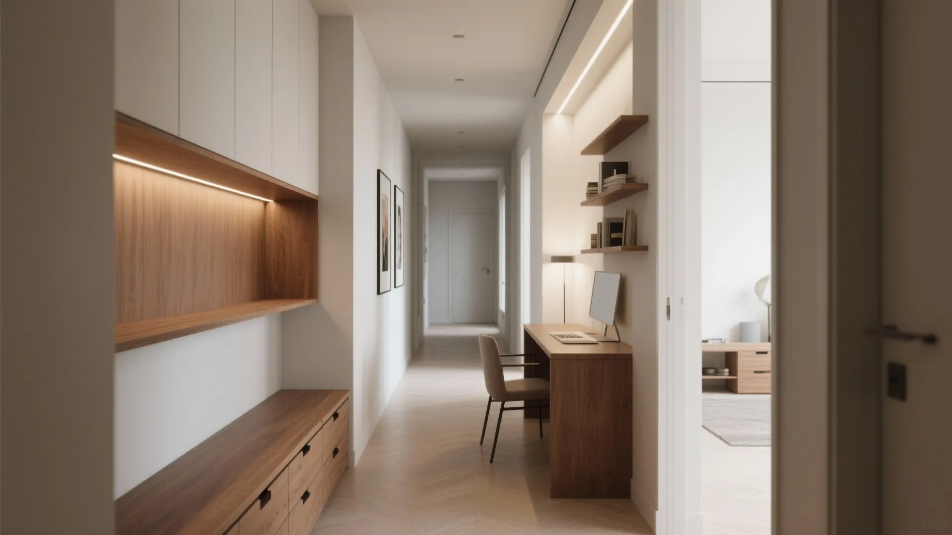 3. Turn Hallways into Useful Corridors